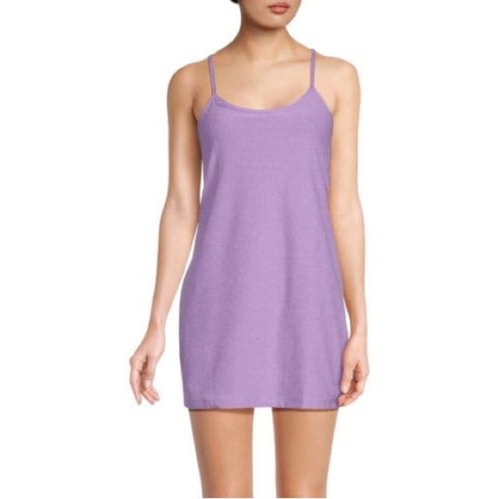 Beyond Yoga Lavender Spaghetti-Strap Slip Dress